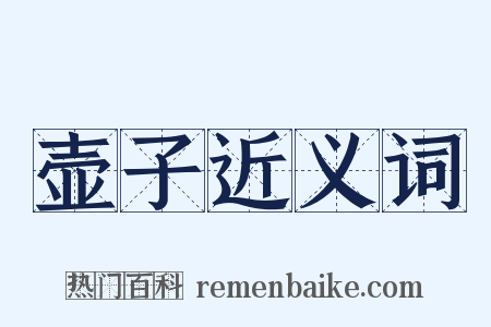 壶子近义词是什么意思的图片